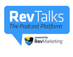 Rev Talks podcasting platform logo